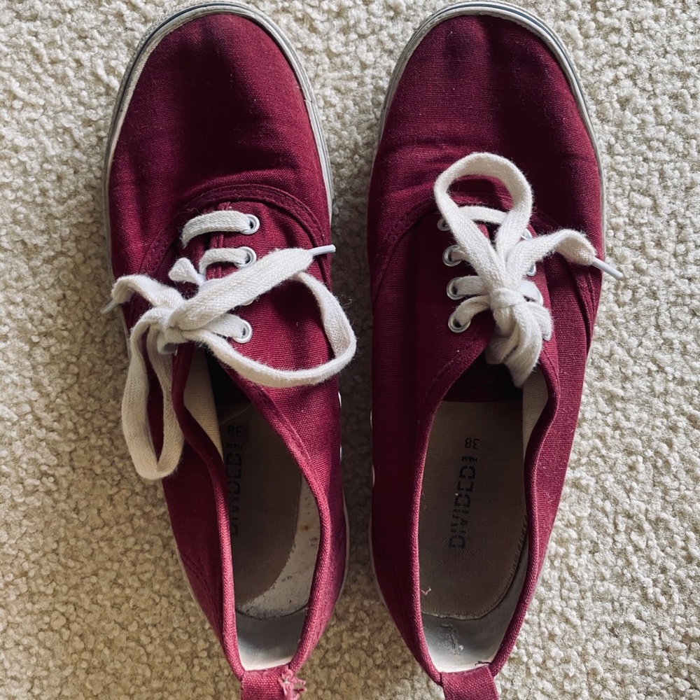 Maroon Vans